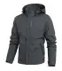 Veste de pluie imperméable légère pour hommes, imperméable d\'extérieur à capuche, veste coupe-v