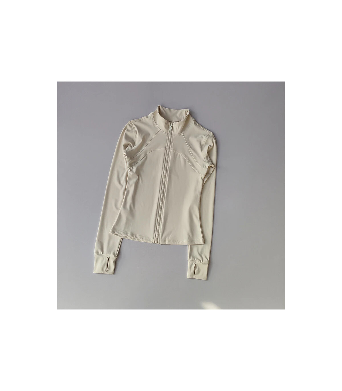 Costume de Yoga pour femmes, haut de gamme, col montant, manches longues, veste de sport, cours