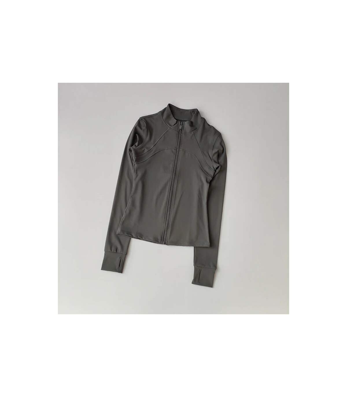 Costume de Yoga pour femmes, haut de gamme, col montant, manches longues, veste de sport, cours