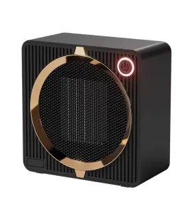 [Black EU] Chauffage électrique portatif de bureau à domicile MSS-souffleur d\'air chaud intelli