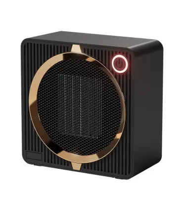 [Black EU] Chauffage électrique portatif de bureau à domicile MSS-souffleur d\'air chaud intelli