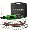 [Verde-115 pezzi] JANGKLIFE Kit USB di utensili rotanti senza fili penna da incisione su legno fai da te