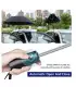 Parapluie pliant inversé entièrement automatique pour hommes et femmes, avec bande réfléchissan