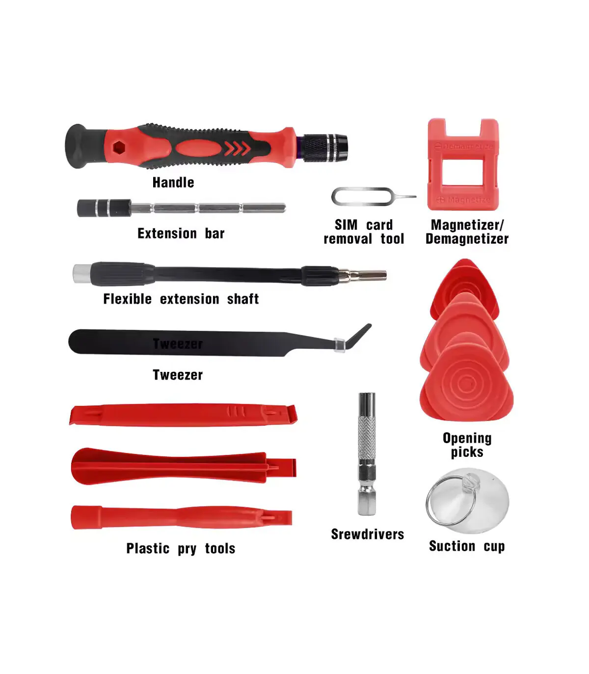 Jeu de tournevis de précision 115 en 1, Kit d\'outils de réparation magnétiques multifonctionnel