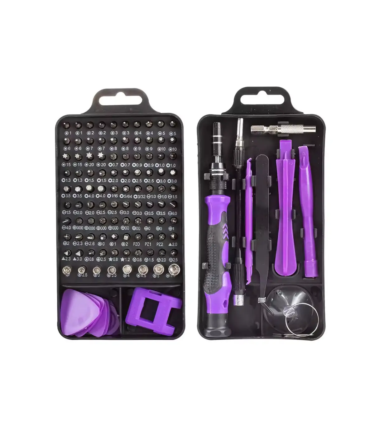 Jeu de tournevis de précision 115 en 1, Kit d\'outils de réparation magnétiques multifonctionnel