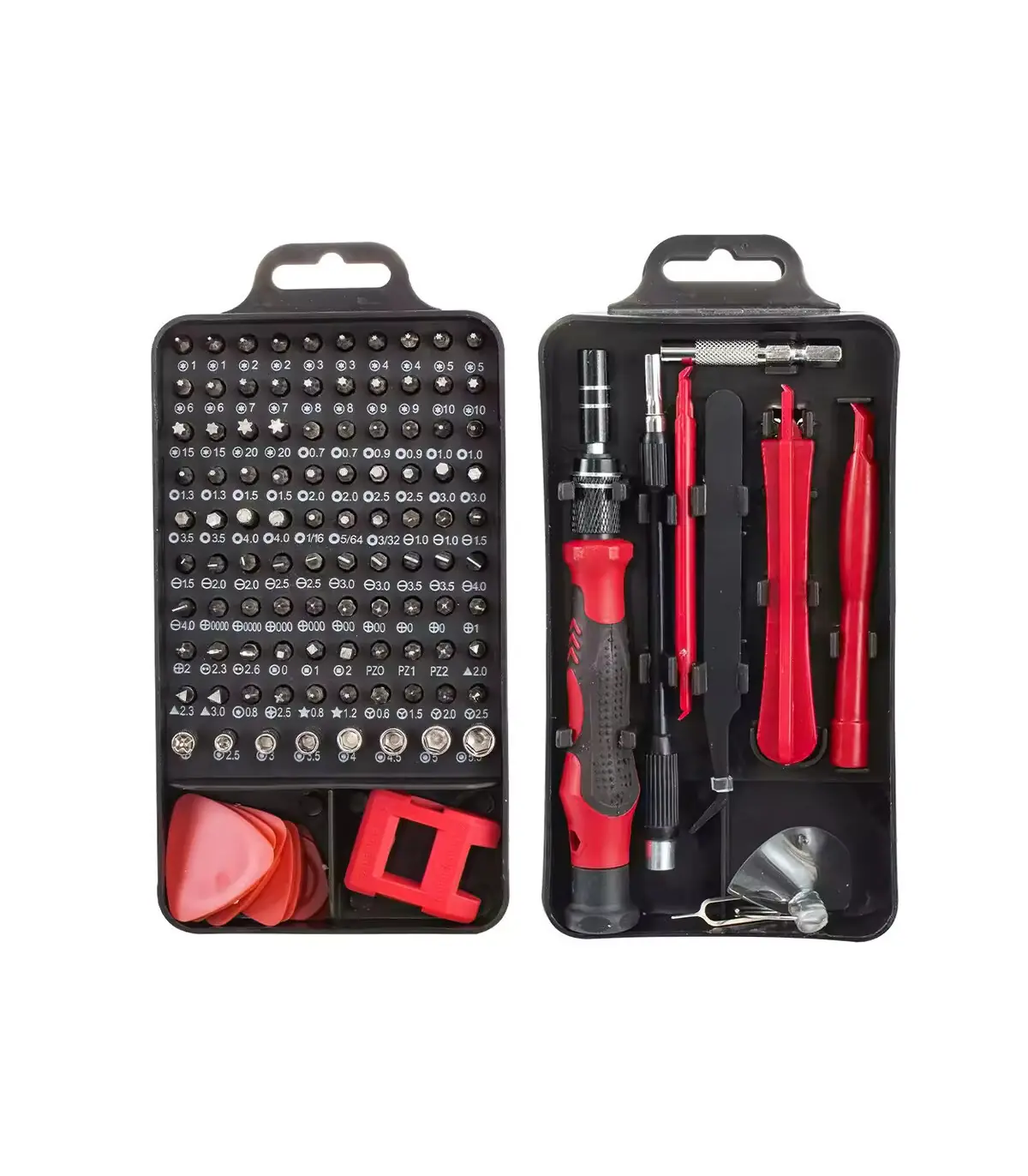 Jeu de tournevis de précision 115 en 1, Kit d\'outils de réparation magnétiques multifonctionnel