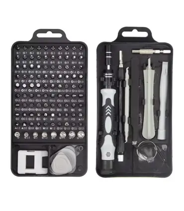 Jeu de tournevis de précision 115 en 1, Kit d\'outils de réparation magnétiques multifonctionnel