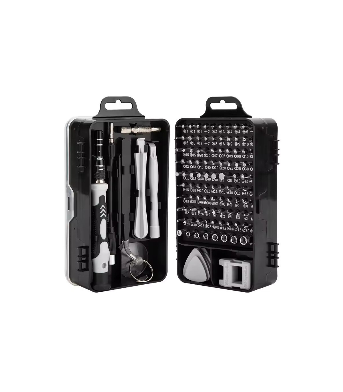 Jeu de tournevis de précision 115 en 1, Kit d\'outils de réparation magnétiques multifonctionnel