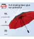 [Red] Parapluie à double couche entièrement automatique, coupe-vent