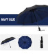 [Blue] Parapluie à double couche entièrement automatique, coupe-vent