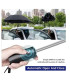 [Black] Parapluie pliant inversé entièrement automatique pour hommes et femmes, avec bande réfl