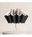 [White] Fully automatic reverse folding umbrella for men and women, with reflective band.