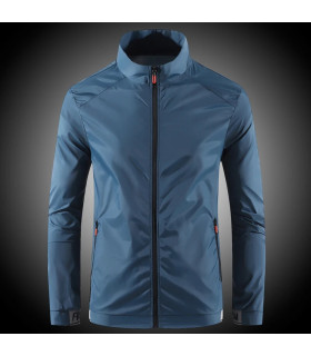 [XXL A209-2087-lan] Vêtements de protection solaire pour hommes, ultra-fin, respirant, en soie 