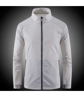 [4XL A209-2087-hui] Vêtements de protection solaire pour hommes, ultra-fin, respirant, en soie 