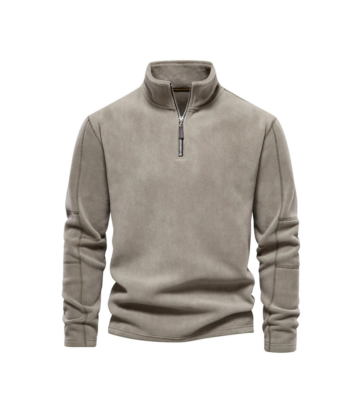 [EUR L 75-85kg HD08-LightGreen] AIOPESON marque qualité épaissir chaud polaire veste pour homme