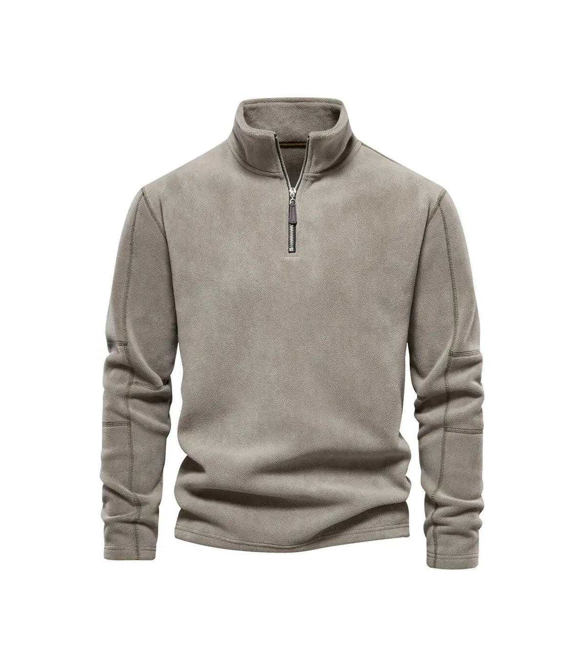 [EUR L 75-85kg HD08-LightGreen] AIOPESON marque qualité épaissir chaud polaire veste pour homme