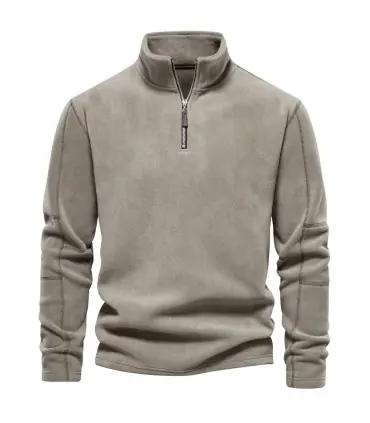 [EUR XL 85-95kg HD08-LightGreen] AIOPESON marque qualité épaissir chaud polaire veste pour homm