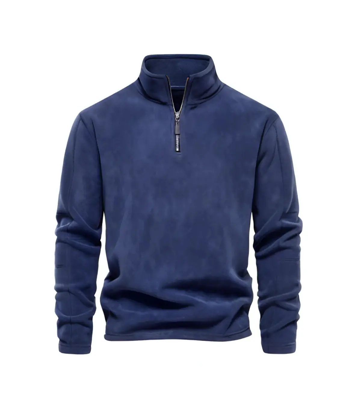 [EUR XL 85-95kg HD08-navy] AIOPESON marque qualité épaissir chaud polaire veste pour hommes fer