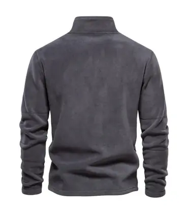 [EUR XL 85-95kg HD08-navy] AIOPESON marque qualité épaissir chaud polaire veste pour hommes fer