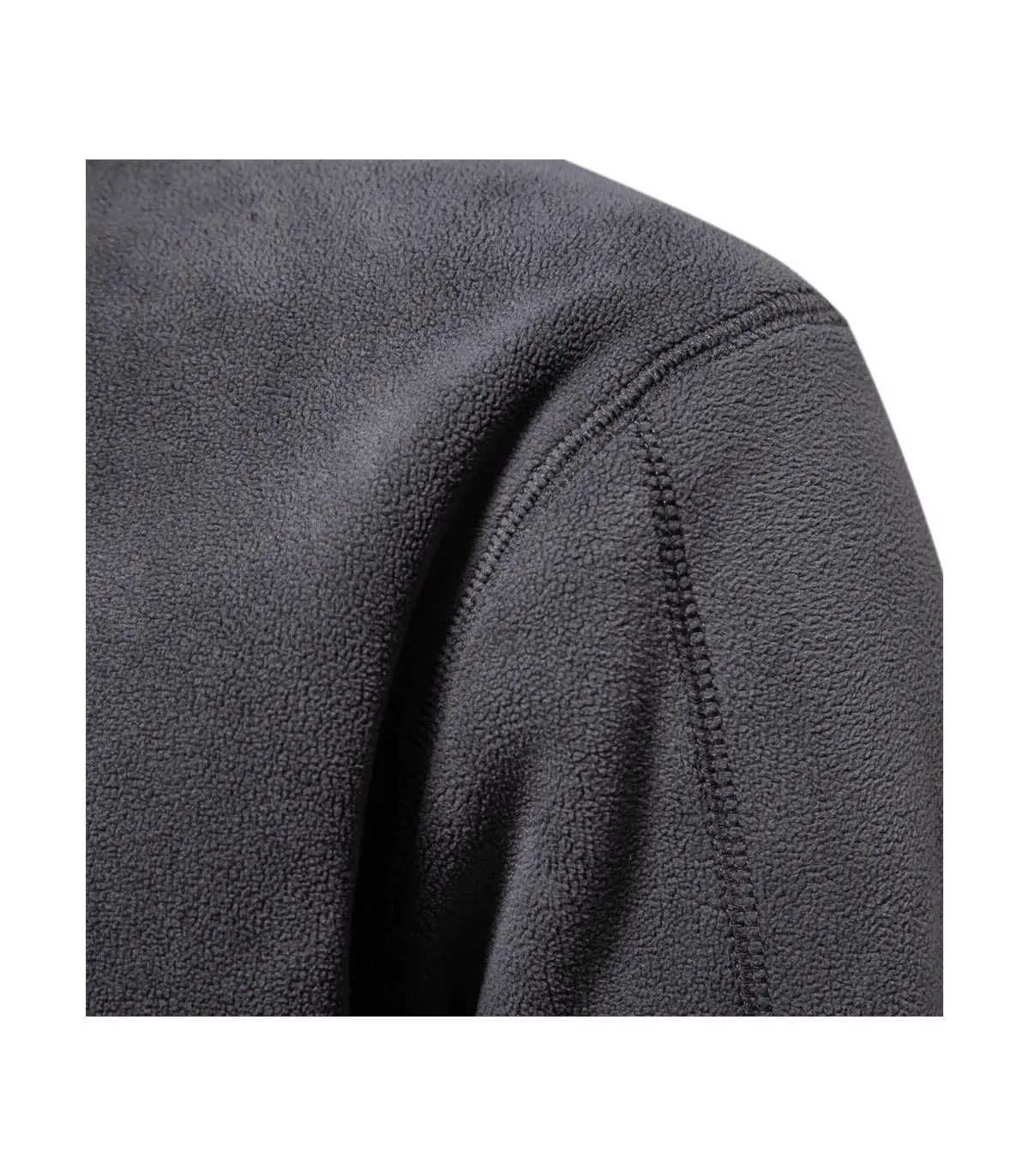 [EUR XL 85-95kg HD08-navy] AIOPESON marque qualité épaissir chaud polaire veste pour hommes fer