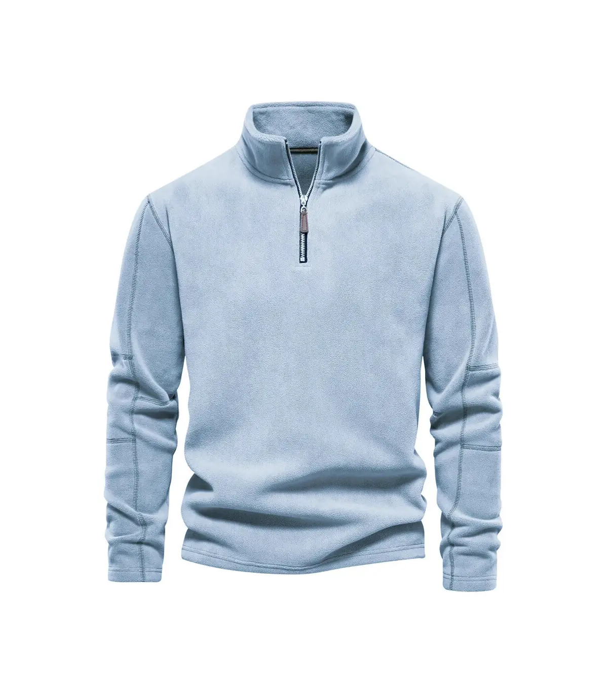 [EUR XL 85-95kg HD08-LightBlue] AIOPESON marque qualité épaissir chaud polaire veste pour homme