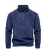 [EUR S 55-65kg HD08-navy] AIOPESON marque qualité épaissir chaud polaire veste pour hommes ferm