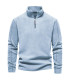 [EUR XXL 95-105kg HD08-LightBlue] AIOPESON marque qualité épaissir chaud polaire veste pour hom