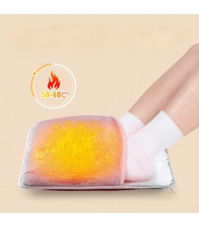 [Feet Warmer A] Chauffe-mains électrique Portable USB, Rechargeable, en peluche, réutilisable, 