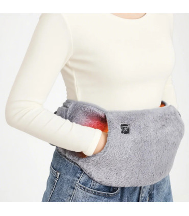 [Feet Warmer A] Chauffe-mains électrique Portable USB, Rechargeable, en peluche, réutilisable, 