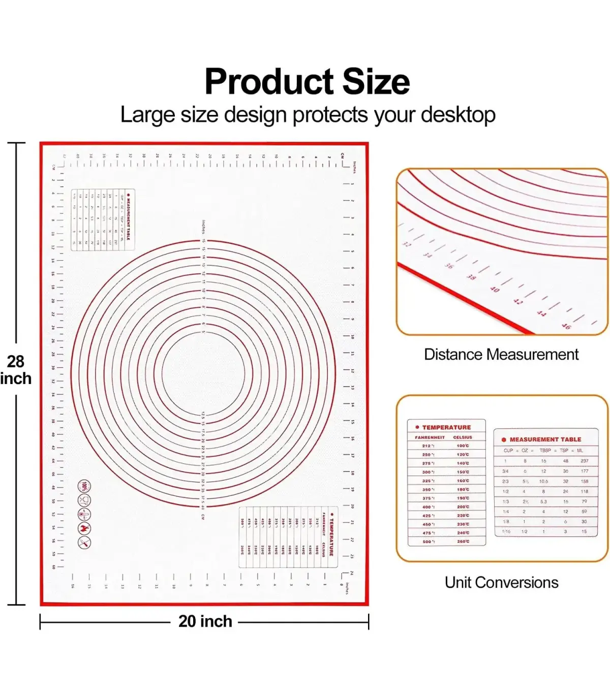 Polymères de pâte à pétrir en silicone, gadgets de cuisson pour pizza et gâteau, ustensiles de 