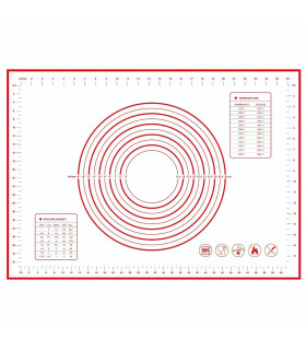 [1pc 50 70cm] Polymères de pâte à pétrir en silicone, gadgets de cuisson pour pizza et gâteau, 