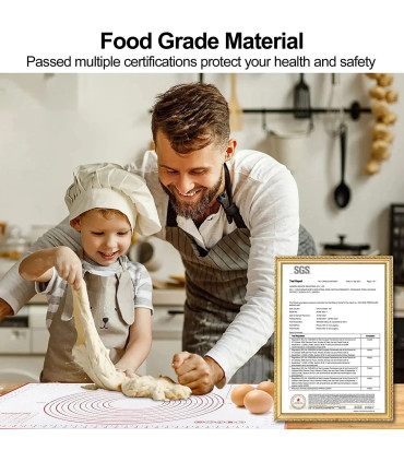[1pc 50 70cm] Polymères de pâte à pétrir en silicone, gadgets de cuisson pour pizza et gâteau, 