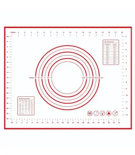 [1pc 40 50cm] Polymères de pâte à pétrir en silicone, gadgets de cuisson pour pizza et gâteau, 