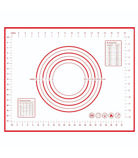 [1pc 40 50cm] Polymères de pâte à pétrir en silicone, gadgets de cuisson pour pizza et gâteau, 