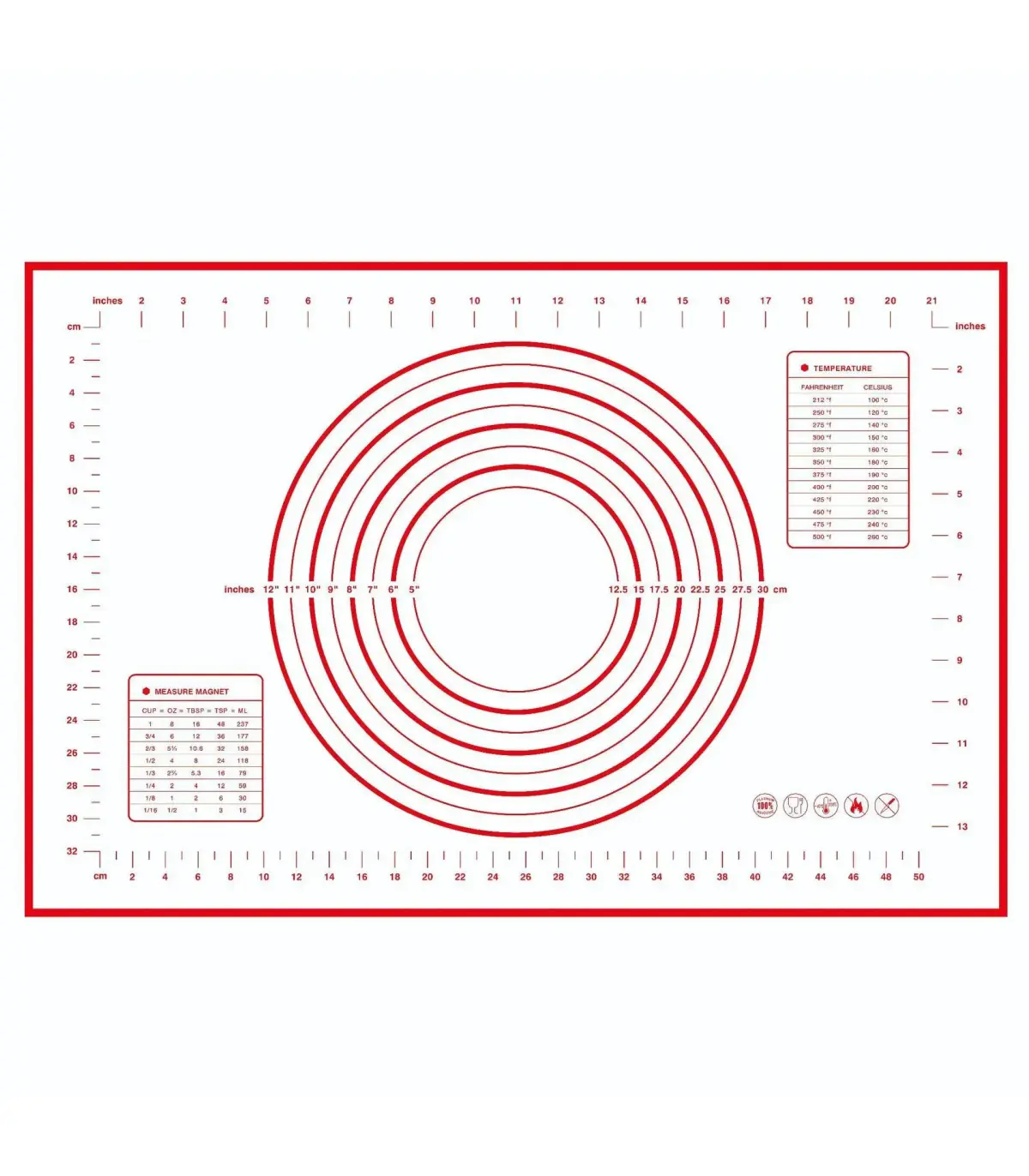 [1pc 40 60cm] Polymères de pâte à pétrir en silicone, gadgets de cuisson pour pizza et gâteau, 