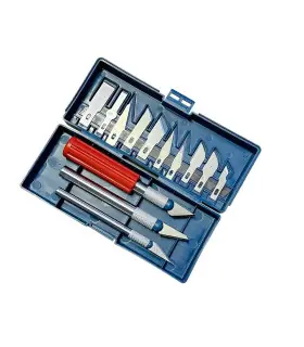 [Dark blue 13pcs] Couteau à découper en métal 13 en 1, Style stylo, sceau artistique, coupe man