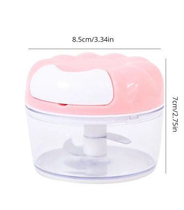 [1PCS1] 1pc bleu/rose manuel ail masher main tirer cuisine ménage Type ail mélangeur braisé ail