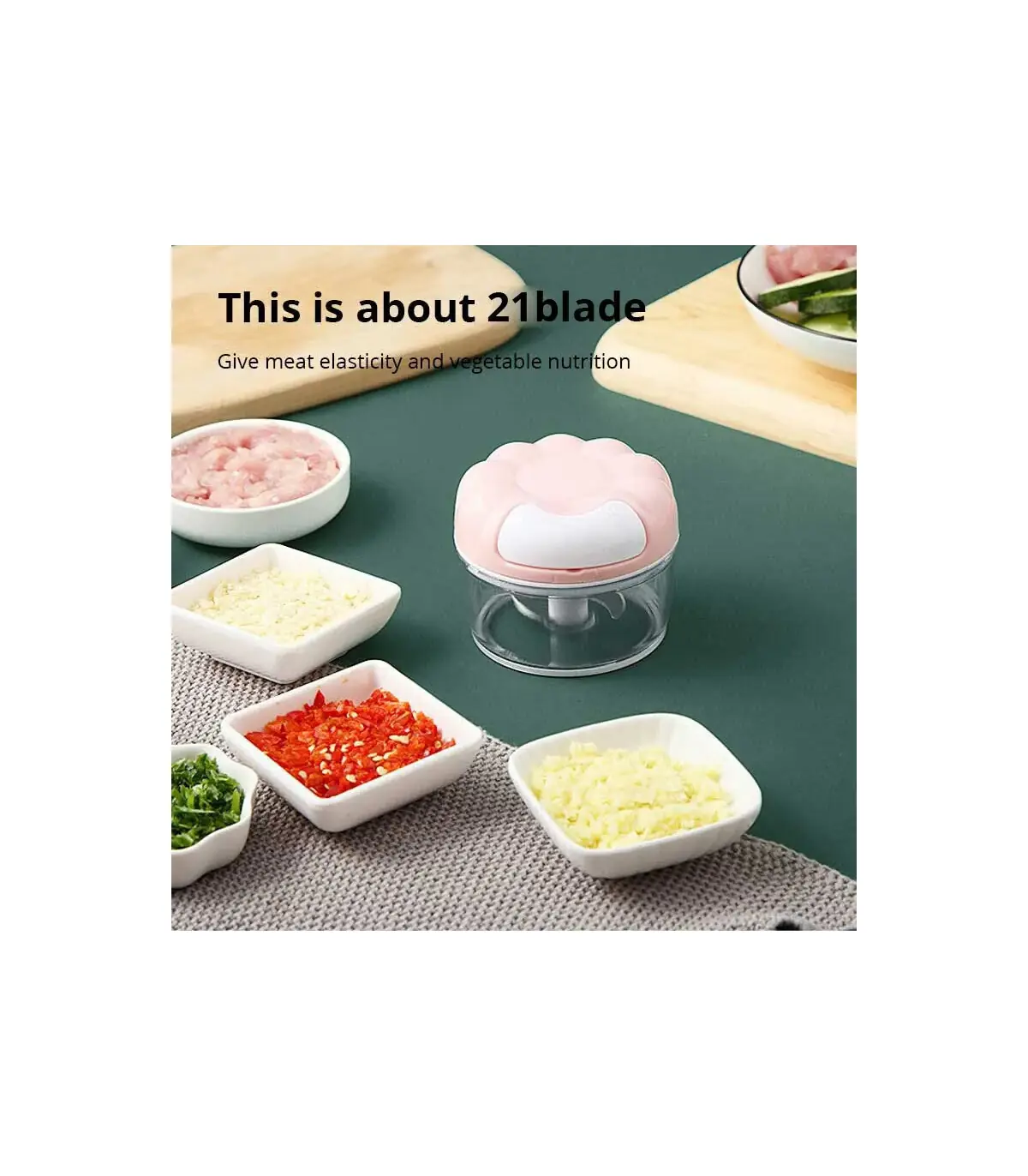 [1PCS] 1pc bleu/rose manuel ail masher main tirer cuisine ménage Type ail mélangeur braisé ail 