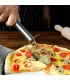 [Silver C] Couteau à pizza en acier inoxydable, outils à gâteaux, ciseaux à roues, gadgets de c