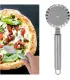 [Silver B] Couteau à pizza en acier inoxydable, outils à gâteaux, ciseaux à roues, gadgets de c