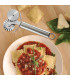 [Silver A] Couteau à pizza en acier inoxydable, outils à gâteaux, ciseaux à roues, gadgets de c