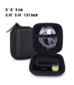 Funda de almacenamiento portátil para auriculares, estuche de evaluación de cable de datos, estuche mudo.