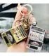 [Red] Mini machine à sous de jeu avec porte-clés, gadget anti-stress, porte-clés de jeu amusant