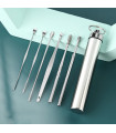 [Silver CHINA] Ear cleaning set, ear wax remover, ear spoon
