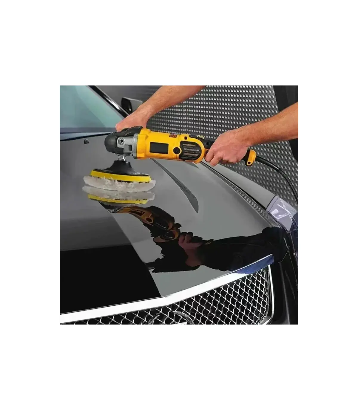 [5in-5pcs] 5 pièces 3/4/5 pouces ensemble de polissage Gadgets de voiture tampon de polissage d