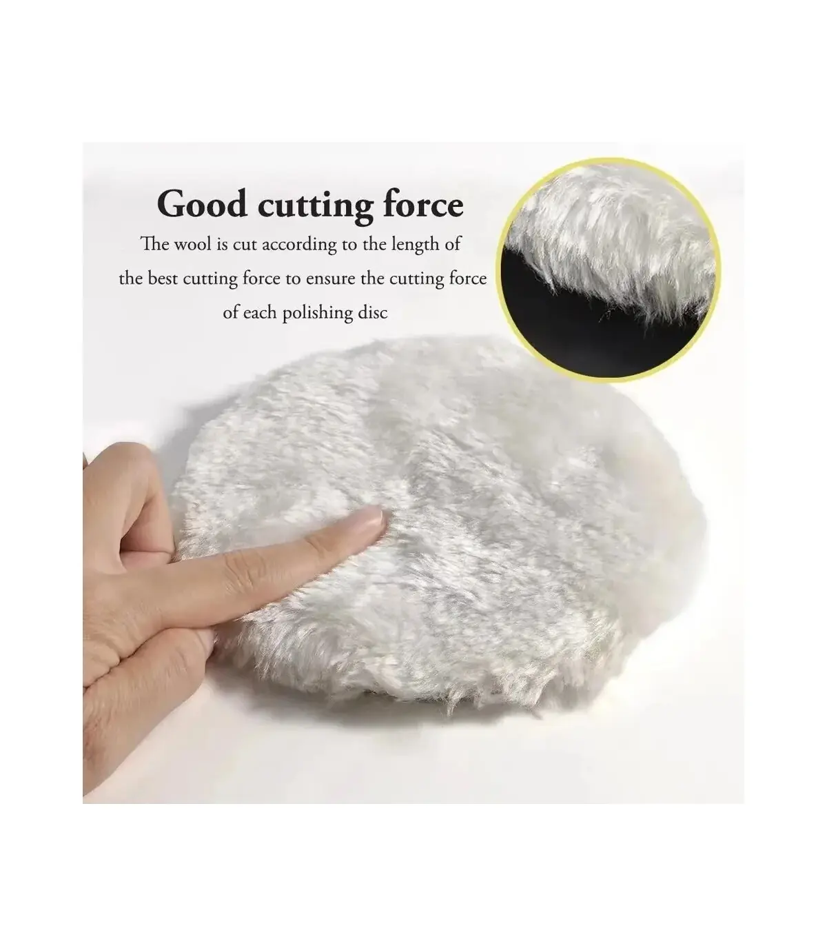 [5in-5pcs] 5 pièces 3/4/5 pouces ensemble de polissage Gadgets de voiture tampon de polissage d