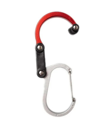 [Red] Boucle d\'alpinisme en alliage d\'aluminium, Camping randonnée voyage sac à dos Gadget d\'es