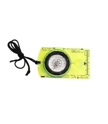 [Green CHINA] Boussole d\'orientation étanche pour la lecture de cartes, plaque de base, randonn