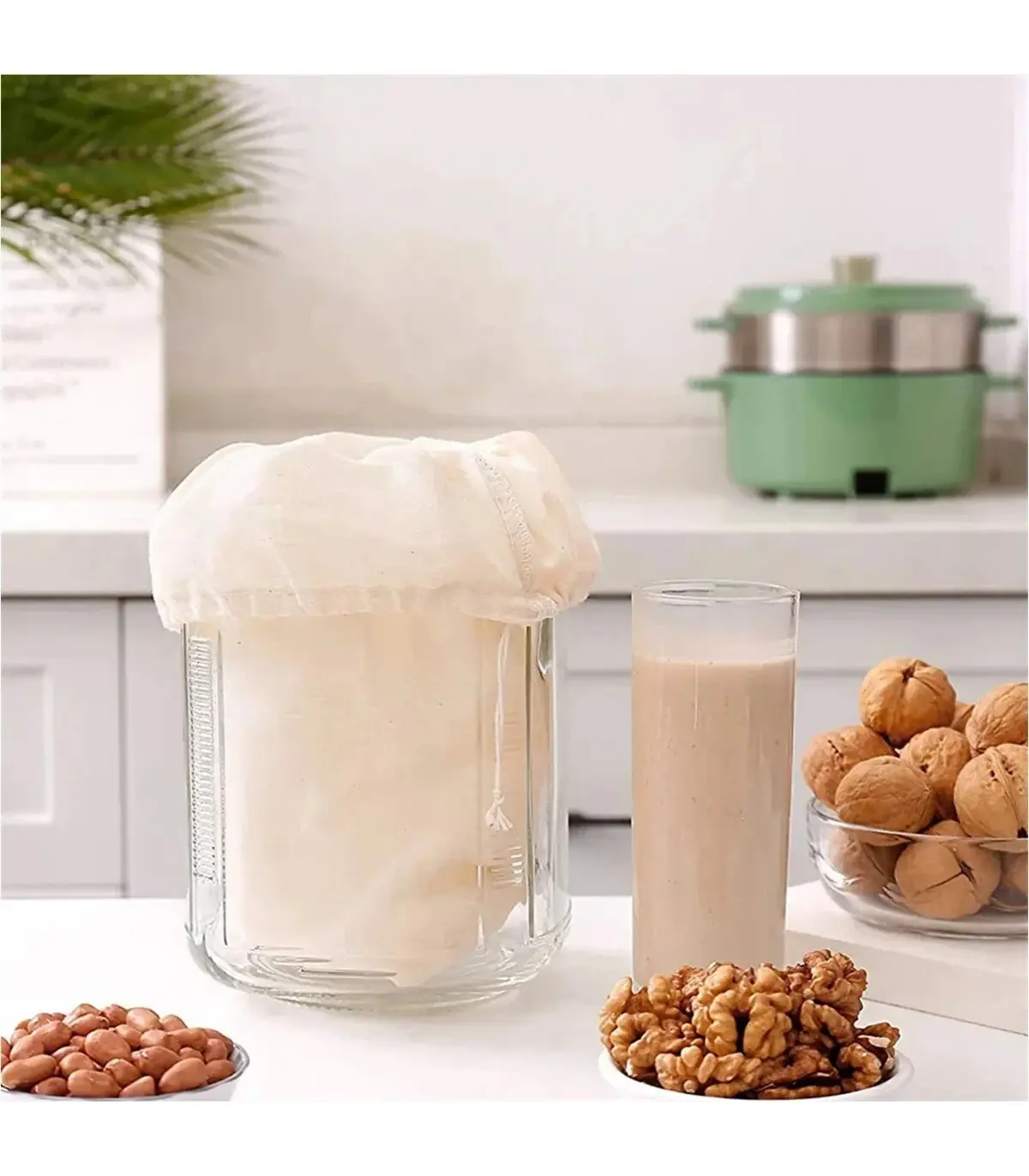 [30x40cm] Gaze de coton articles de cuisine Tofu fromage filtre tissu beurre lait café filtre o