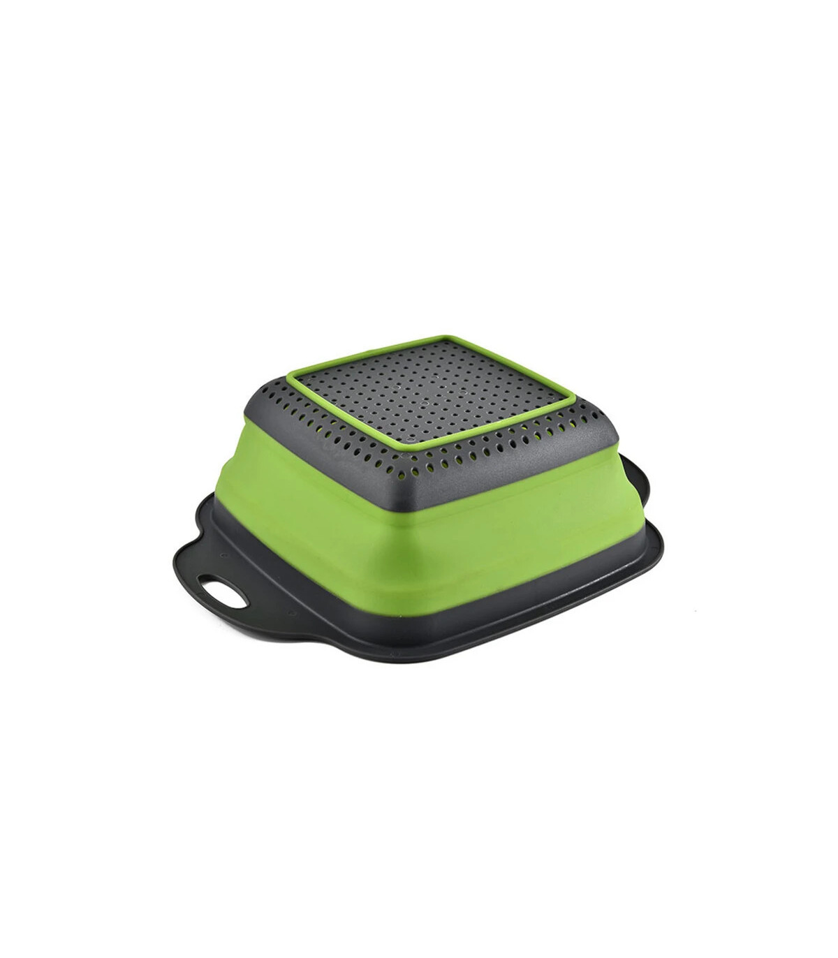[Large Green] Mir de lavage de légumes pliable, filtre à fruits, passoire portable, nettoyeur d